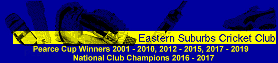 Eastern Suburbs Cricket Club Banner